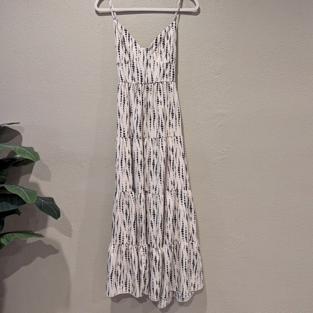 🖤🤍 SHEIN Bohemian Tie-Dye Tiered Maxi Dress | Medium (US 6)